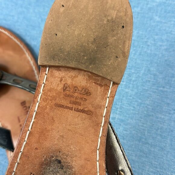 Bob Baker Brown Leather Floral Thong Sandals Size 10M - Picture 9 of 9